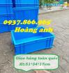 Ảnh Thùng B4 kèm nắp, thùng nhựa đặc, hộp nhựa b4,  khay cơ khí