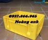 Ảnh Thùng nhựa đặc BL001, thùng nhựa, sóng nhựa bít công nghiệp