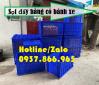 Ảnh Sọt đựng hàng có bánh xe thông dụng, sọt 5 bánh xe, sọt nhựa sau xe máy