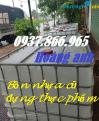 Ảnh Tank nhựa nuôi cá, tank nhựa đựng thực phẩm, bồn nhựa 1000l đựng nước rửa xe