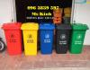 Ảnh Giá thùng rác nhựa 120 lít đựng rác thải gia đình, công cộng - 096 3839 597 Ms Kính