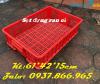 Ảnh Sọt nhựa dùng để lên kệ siêu thị, sóng nhựa hở, sọt nhựa HS008, sọt đựng hàng nông sản, sọt chế biến sản phẩm