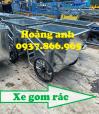 Ảnh Xe thu gom rác thải, xe kéo rác, xe thu gom rác thải tại nguồn, đơn cị cung cấp xe gom rác