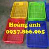 Ảnh Sóng nhựa hở( hàng có sẵn tại hà nội ), sọt cao 61*42*10cm, sọt đựng bánh, HS 010, sọt