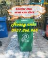 Ảnh Mua thùng rác số lượng lớn ở đâu, cần tìm nhà phân phối thùng rác, thùng rác 240l có bánh xe, thùng rác 120l