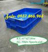 Ảnh Thùng đặc HS025, thùng nhựa, thùng đặc cao 10, thùng đựng hải sản tại hà nội
