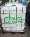 Ảnh Đại lí cung cấp bồn 1000l toàn miền bắc, bồn IBC 1000l, bồn có khung thép bao quang có vòi dưới đáy