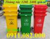 Ảnh Giá rẻ thùng rác đạp chân, thùng rác 120l 240l, thùng rác nắp bật- lh 0911082000