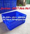 Ảnh Thùng cơ khí tại hà nội, khay nhựa công nghiệp, khay nhựa đặc- thùng B8, hộp nhựa có nắp đậy