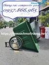 Ảnh Phân phối thùng rác các loại, xẻ đẩy rác, thùng rác nhựa, thùng thu gom rác quanh công viên