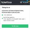Ảnh TP Hồ Chí Minh: Cần bán lại vé vietnam international fashion week ngày 08.06.2025