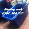 Ảnh Bồn nhựa dung tích lớn hình tròn và hình chữ nhật, bồn nhựa hình chữ nhật