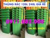 Ảnh Xả hàng tồn kho thùng rác mới 100% giá rẻ- thùng rác 124, 240l nắp kín 2 bánh xe- lh 0911082000