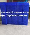 Ảnh Thùng bít có nắp B8, bán khay công nghiệp tại Hà Nội, khay nhựa HPDE