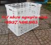 Ảnh Sọt nhựa hở( sọt nguyên sinh), sọt nhựa rỗng,sọt đựng hải sản, sọt đựng nông sản