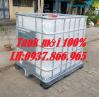 Ảnh Thùng chứa dung dịch lỏng cỡ lớn, thùng ibc, tank có khung thép hàng cũ