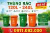 Ảnh Thùng rác hình thú giá rẻ- thùng rác công cộng 120l 240l màu xanh, cam giá rẻ- lh 0911.082.000