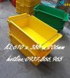 Ảnh Thùng có quai sắt đựng đồ cơ khí, khay có quai xách, thùng nhựa có quai sắt