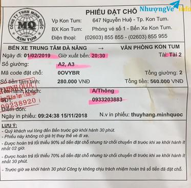 Ảnh Bán vé Đà Nẵng - Kon Tum