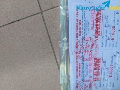 Ảnh Mình có 2 vé xe trường thịnh đi QUẢNG NGÃI Tới QUẢNG BÌNH ngày 25/12 âm lịch muốn nhượng lại ai cần
