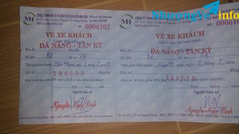 Ảnh Cần bán lại vé xe vì con đau bên ko về ăn tết đc