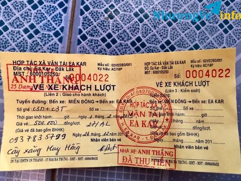 Ảnh Nhượng lại vé sg- daklak tối ngày 27 âm lịch