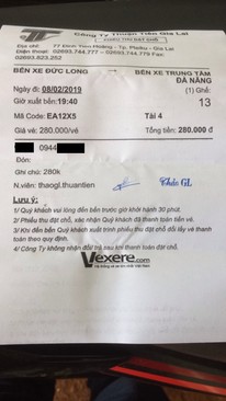 Ảnh Cần nhượng vé từ Gia Lai đi Đà Nẵng