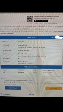 Ảnh Bán vé xe sài gòn -nha trang. 20h ngày 26.4