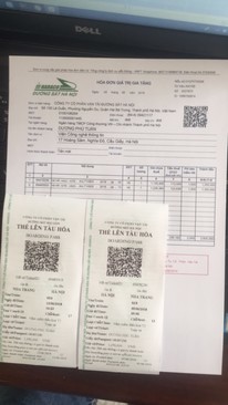 Ảnh nhận in cuống vé máy bay boardingpass cuống bé tàu xe