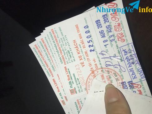 Ảnh BÁN 5 VÉ ĐI NHA TRANG 20h45p ngày 10/8 giường nằm