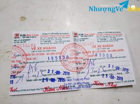 Ảnh Mình cần pass lại 1 vé SG đi Long Xuyên