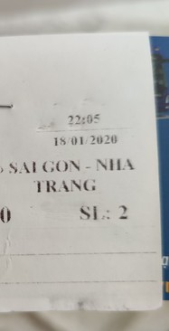 Ảnh Bán lại vé xe sài gòn về nha trang