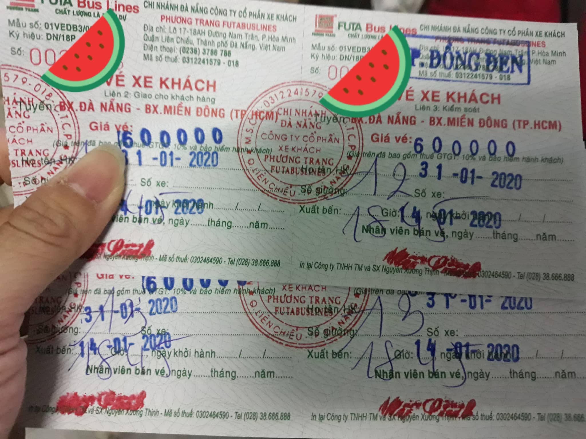 Ảnh VE PHUONG TRANG M7, M8 DA NANG - SG