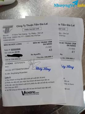 Ảnh Bán vé  Gia Lai - Đà Nẵng