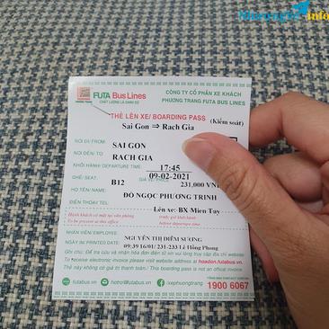 Ảnh Bán lại vé xe tết về rạch giá kiên giang