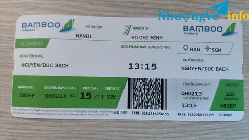 Ảnh Bán cuống vé tàu xe, máy bay thanh toán