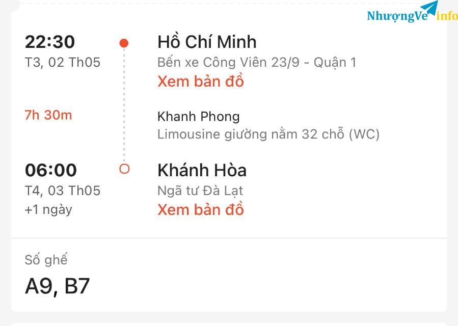 Ảnh Xe Khanh Phong Limousine 32 chỗ (WC) SG-NT 2/5/2023