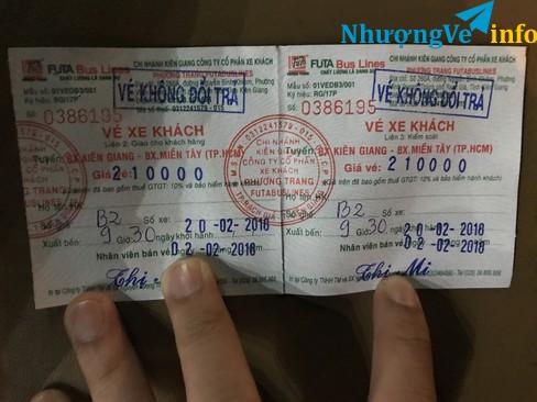 Ảnh Bán vé xe phưong trang rạch giá sài gòn