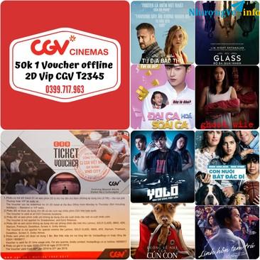 Ảnh Voucher đổi vé phim 2d cgv trực tiếp tại rạp
