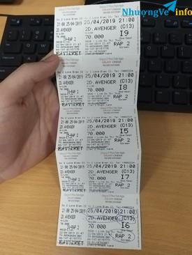 Ảnh Cần nhượng lại vé Avenger Endgame ở mipec Long Biên