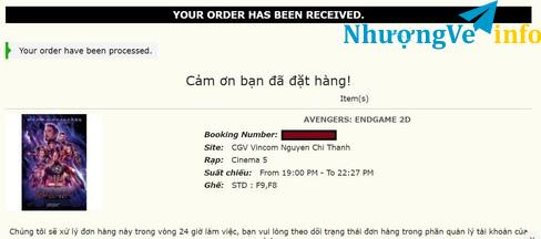 Ảnh AVENGERS: ENDGAME CGV Nguyễn Chí Thanh (19h00 ngày 02/5/2019)