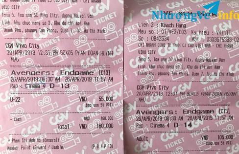 Ảnh Vé xem phim AVENGERS: END GAME ở CGV Vivo City