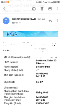 Ảnh Vé pokemon: thám tử pikachu