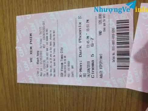 Ảnh Xmen Dark Phoenix 60k/vé tại Timecity 13h45