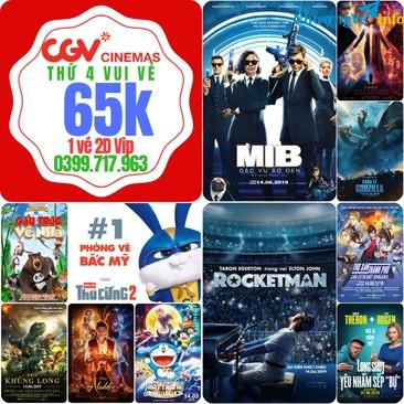Ảnh HỖ TRỢ BOOK VÉ CGV THỨ 4 65K