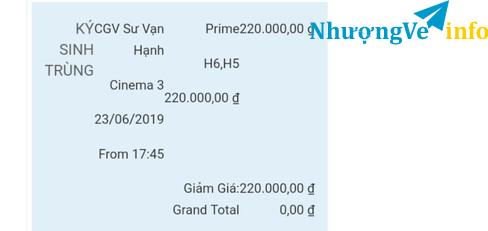 Ảnh Ký Sinh Trùng CGV Vạn Hạnh mall 23/06/2019