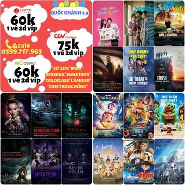 Ảnh HỖ TRỢ BOOK VÉ CGV LOTTE BHD QUỐC KHÁNH CHỈ TỪ 60K