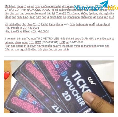 Ảnh Voucher xem phim CGV gia tot