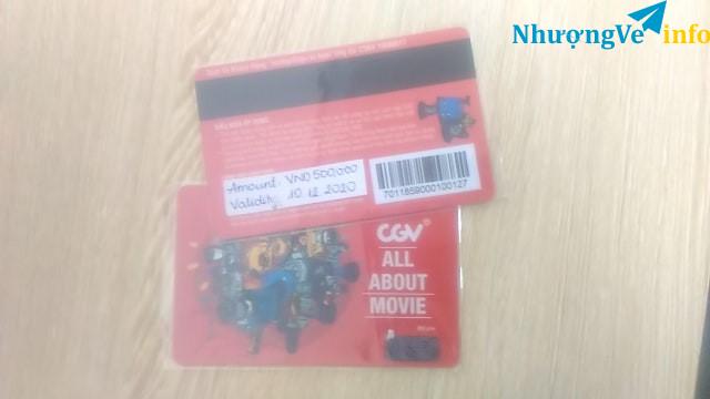 Ảnh Thẻ quà tặng CGV
