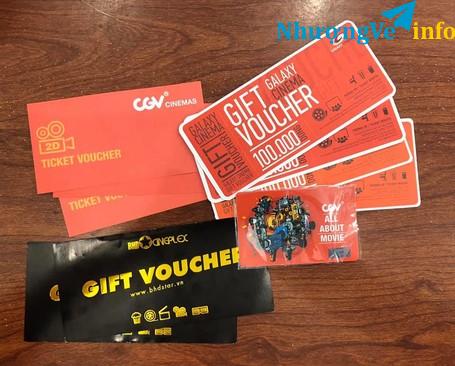 Ảnh Vé xem phim CGV, BHD, Galaxy